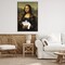 Stupell Industries Mona Lisa Cat Lady Canvas, design by Masters Redux
